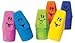 Funny Face Cap Erasers (1-Pack of 144)