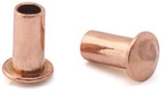 3/32" Dia. 3/16" Long Copper Rivet