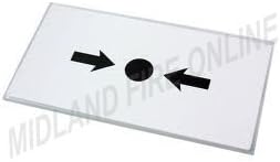 KAC Spare Call Point Glass 76x40mm Pack of 10 KG1 Midland Fire On-Line