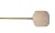 Aluminum Pizza Peel - 14'' X 16'' Tray Overall Length 38 inches