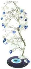 Blue and White Evil Eye Tree