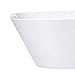 Quad 9-inch Classic White Plastic Bowls | set of 6