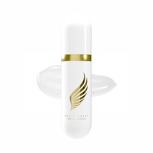 Bella Grace Hydrating Dewy Hyaluronic Acid Serum with Amino Acids, Peptides, MariMoist Complex Face Serum, Supports Anti Aging and Hyperpigmentation, Lightweight Skin Care Facial Serum, 1 fl oz at Amazon