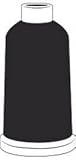 Madeira Rayon Embroidery Thread 1100yd Spool BLACK Color: 1007