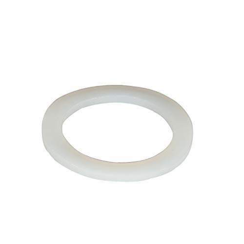 Silicone Gasket Flat Washers, Reusable Rubber Seal Washers, 10pcs Sealing Silicone Rings Gasket 46mm OD 32mm ID 3mm Wall Thickness, for Pipe Tube Hose - (Pack of 10).