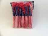 USA American Flag Design Pen With Lanyard.( Lot of 12)