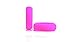 Size 7 Women's Silicone Wedding Bands 4 Pack Rings Pink Purple Teal & Black! (7)
