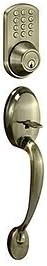 Morning Industry BHF-01AQ Handle Set Combo with Touchpad Deadbolt, Antique Brass by Morning Industry