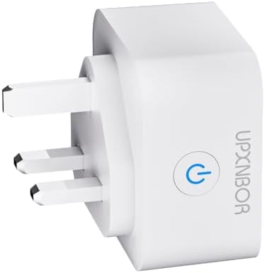 UPXNBOR Smart Plug 4 Pack Wi-Fi Outlet Alexa Google Home Energy Monitor Timer