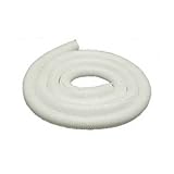 White Split Loom Tubing - 3/8