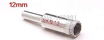 Generic 10mm : 2PCS of 3-18mm diameter professional quty diamond marble tile hole saw core bit for marble/tile hole drilling