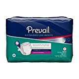 Prevail Ultimate Plus Absorbency Extended-Use Incontinence Briefs, Medium, 16-Count