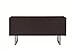 Coaster Home Furnishings - Lawtey - Wood - 5-Drawer Credenza with 2 File Drawers, 3 Top Drawers, Adjustable Shelf, Open Shelved Compartmen and U-Shaped Legs - Home Office - Cappuccino - 801522