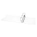 Blue Summit Supplies 5 Inch 3 Ring Binder with D Rings, Extra Large Clear View Binder, Heavy Duty D Ring Binder for Home, Office, and School, Fits Standard 8.5 Inch x 11 Inch Letter Size Paper, White