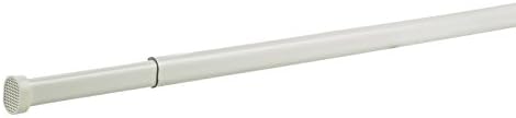 Levolor Oval Spring Tension Rod 28" - 48" White