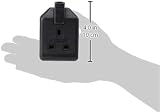 Masterplug Heavy Duty Single Socket Trailing Socket Without Plug and Cable Black view 3
