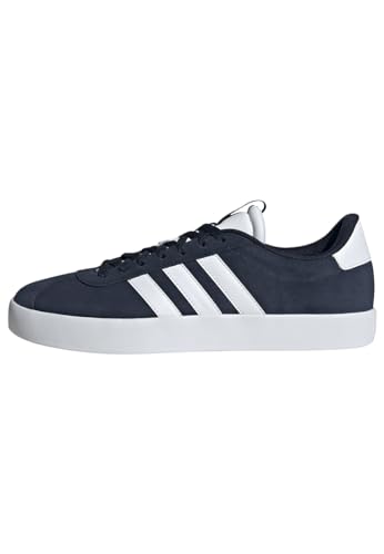 adidas Uomo Vl Court 3.0 Shoes, Core Black / Cloud White / Core Black, 39 1/3 EU