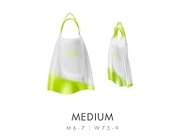 TYR Hydroblade Swim Training Fins, Clear, XX-Large