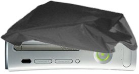 Playstation 3/PS3/XBOX360 Console Dust Cover Gaming System Protector [Antistatic, Water Resistant, Premium Fabric, Black] by DigitalDeckCovers - Thumbnail 3