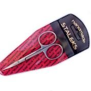 STALEKS Stainless Steel Extra Pointed Handmade Cuticle Scissors. Classic'20 Scissors with Curved Blades and Blade Protector. Handmade in Europe (SC-20)