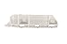 Honda Genuine Parts 71198-SHJ-A00 Front Left Bumper Side Spacer