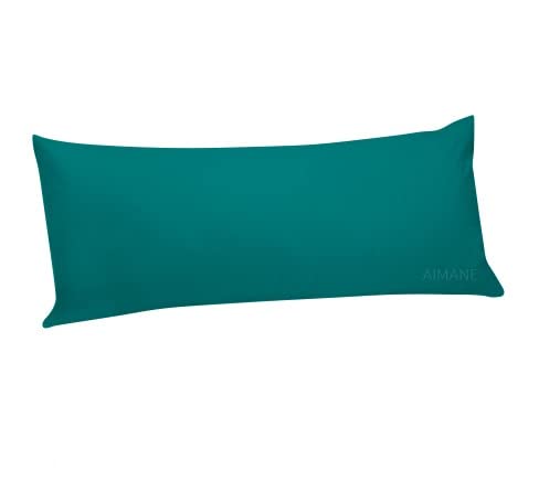 AIMANE® Long Bolster Pillowcase Cover - Body Pillow Neck Support - Orthopaedic Bolster Pillowcase Cover Nursing Pregnancy Support Long Pillowcases (King 5FT, Teal)