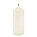 Super Z Outlet Unscented Pillar Candles for Weddings, Home Decoration, Relaxation, Spa, Smokeless Cotton Wick (12, Ivory, 3