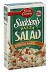 Betty Suddenly Pasta Salad Ranch & Bacon Boxes 7.5 OZ (Pack of 24)
