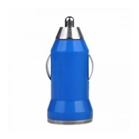 Mini USB Car Charger Vehicle Power Adapter - Blue for Apple iPhone 4 4G