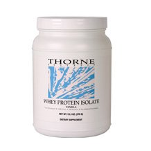 Thorne Research - Whey Protein Isolate (Vanilla Flavor) - Easy-to-Digest Whey Protein Isolate Powder - NSF Certified for Sport - 28.5 oz