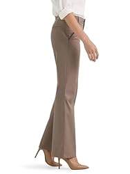 Lee Women's Wrinkle Free Mid Rise Bootcut