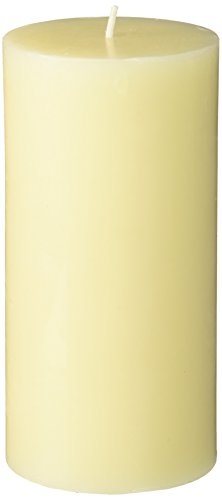 Zest Candle Pillar Candle, 3 by 6-Inch, Pale Ivory