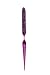 Denman (Purple) Backcomber for Teasing, Smoothing & Up Do - Three Rows of Stiff Bristle - Use on Wigs and Hair Extensions, D91