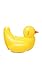 SunnyLife Women's Inflatable Duck, Yellow, One Size