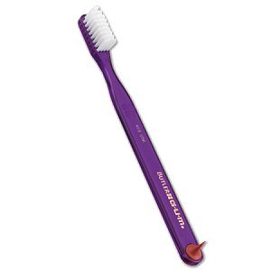 Sunstar GUM 409PC Classic Toothbrush with Gum Stimulator, Compact Head, Soft - Pack of 3 - Thumbnail 2