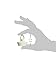 LDR Industries 501 4110 Stopper, Fits 1-1/8-inch to 1-1/4-inch, White