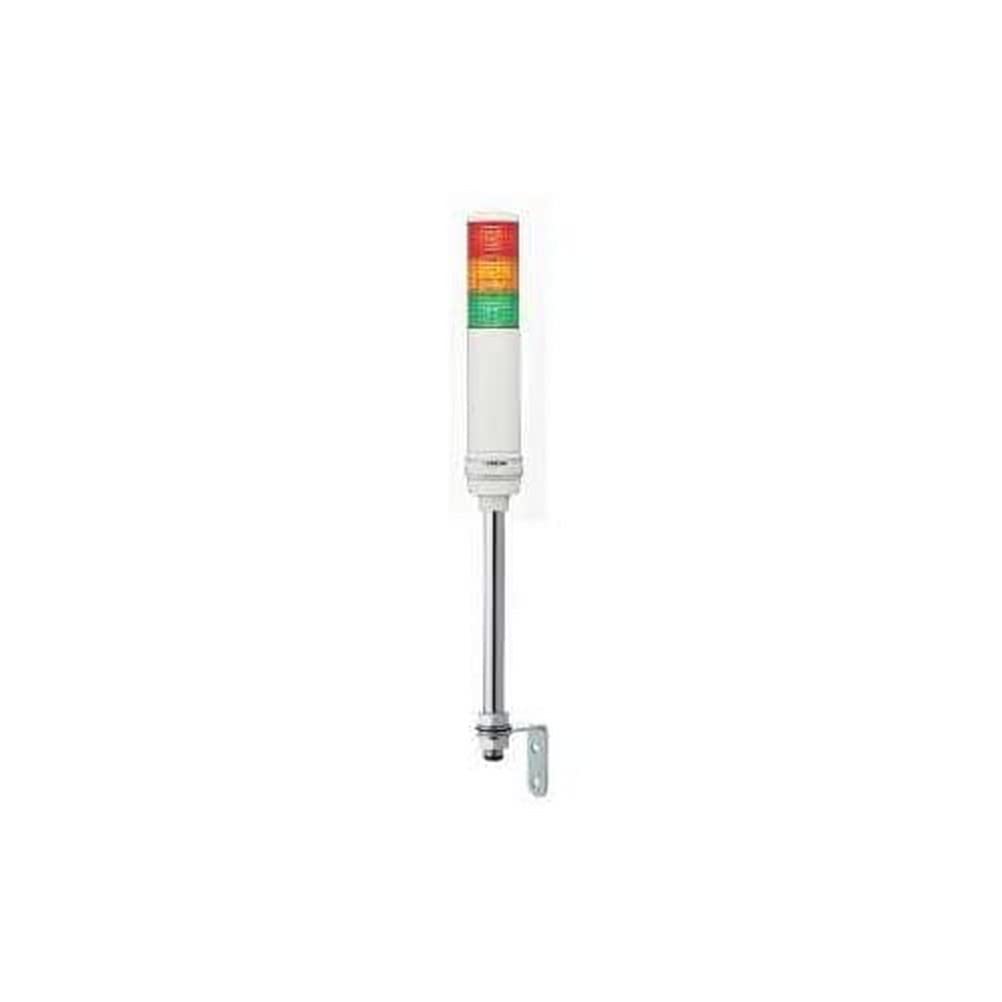 Schneider Electric - Harmony XVC4 Monolithic Precabled Tower Light, Plastic, Ø40, Tube Mounting, Steady Or Flashing, Buzzer, IP23, 24V AC/DC, XVC4B35S, Red Orange Green