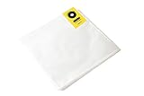 Big Fudge 50x Vinyl Record Outer Sleeves 12" LP | Durable & Wrinkle-Free | Crystal Clear & Made from High-Density Polypropylene | 3 mil Thick, 12.75" x 12.75" | Fits Most Gatefolds and Double LPs