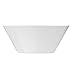 Quad 9-inch Classic White Plastic Bowls | set of 6
