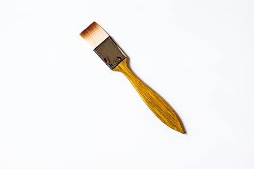 ArtRight Premium Artist Quality Flat Paint Brush -Professional Artist Handmade Flat Thick Paint Brush for Acrylic,Watercolor & Tempera Painting Paint Brush