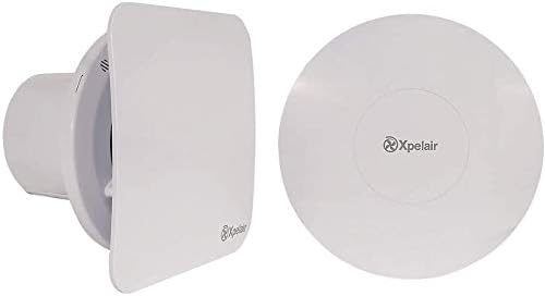 Xpelair C4TSR Extractor Fan with Timer 4" 100mm Simply Silent Range - White, 4 inches