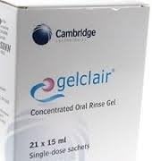gelclair concentrated oral rinse, 21 Count x 15ml sachets, 15 ml (Pack of 21)