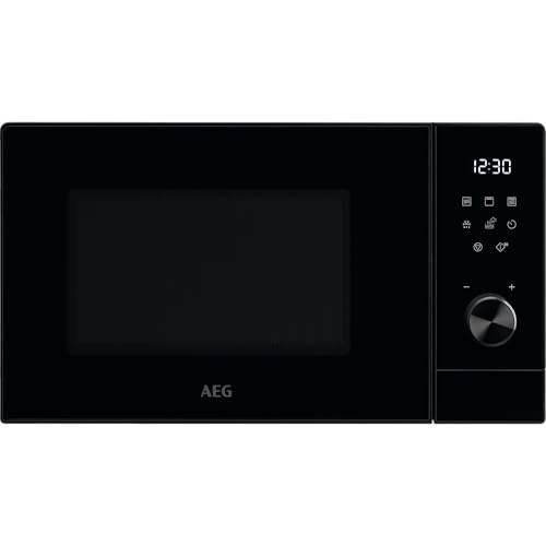 AEG Mikrowelle mit Grill MFB295DB – freistehend, 29 L, Touch-Bedienung, Invertertechnologie, AutoSteam-Dampffunktion, Silent+, MultiStage Cooking, 900