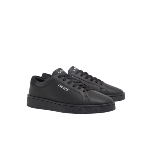 Lacoste Men's Courtderby Sneaker, Black, 12