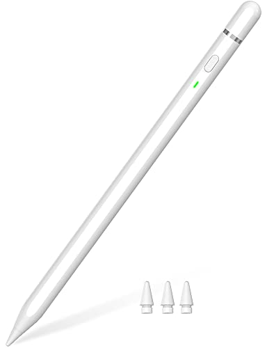 Pencil 1st Generation for iPad A16 (2018-2025): with USB C Fast Charging - Tilt and Palm Rejection - Pencil for iPad 11/10/9/8/7/6 - Air 3/4/5/M2/M3 - Mini 5~7 - Pro 11"/12.9"/M4