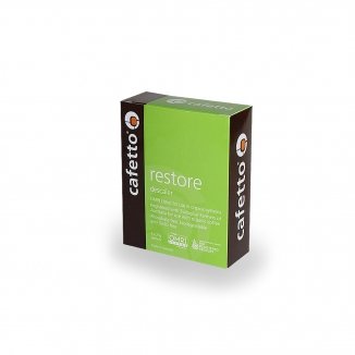 Cafetto Restore Organic Descaler - Coffee Machine Cleaning Powder, 4 Single Use Packets