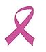 Breast Cancer Awareness Ladies Shirt - Pink Ribbon - Small Print Vee Tee - Pink