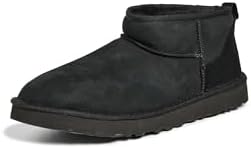 Amazon.com | UGG Women's Classic Mini Dipper Boot, Black, 9