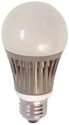 LumaPro 6GEM3 LED Lamp, Cool White, 8W, A19, Dimmable