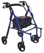 `Duet Rollator/Transport Chair Burgundy by Rollators